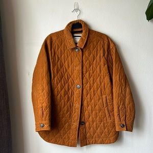 Madewell Quilted Corduroy Walton Shirt-Jacket